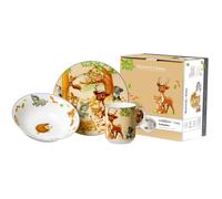 Ritzenhoff & Breker Set di stoviglie per bambini, motivo: animali della foresta, 3 pezzi