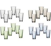 Ritzenhoff e Breker Trinklas Favo, 400 ml, verde con una struttura a nido d'ape, conico, lavastoviglie -safe, - 1 pezzo (319347) NEW