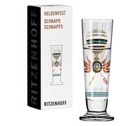 RITZENHOFF Heldenfest - Bicchiere da liquore #1 di Petra Mohr in cristallo da 52 ml, in confezione regalo