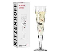 RITZENHOFF New York Edition 1072007 - Bicchiere da champagne con motivo colorato, prodotto in Germania