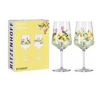 RITZENHOFF Set di 2 bicchieri da aperitivo - 500 ml - Made in Germany | Art. n. 6041005, Serie Summer Dew, 2 bicchieri da aperitivo 500 ml, cristallo, lavabile in lavastoviglie