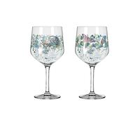 RITZENHOFF Set di 2 bicchieri da aperitivo SCHATTENFAUNA GIN #7 #8 Mcallister multicolore