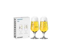 RITZENHOFF Set di 2 bicchieri da birra BRAUCHZEIT PILS #13 #14 multicolore