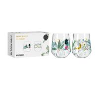RITZENHOFF 3892001 Bicchiere da gin 700 ml - Set di 2 - Serie Botanic Glamour - 2 bicchieri con motivo a stella e luna - Made in Germany