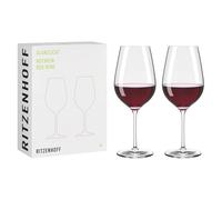 RITZENHOFF 8011001 - Bicchiere da vino rosso, 600 ml, serie Glanzlicht - 2 pezzi in set regalo, elegante e moderno, made in Germany