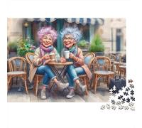 Riunione al Caffè Amici Puzzle 1000 pezzi Carta per adulti Educativo Amici Ritrovo Puzzle Decorazione da parete 52x38cm/1000pcs