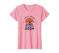 Riunione di Famiglia 2024 Legacy Tree Gathering Maglietta, Donna, Rosa, XL