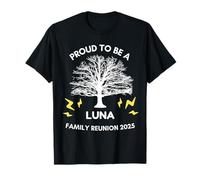 Riunione familiare LUNA 2025 che raccoglie la corrispondenza dell'albero genealogico Maglietta