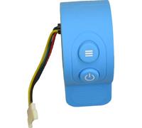 RiuScooter Acceleratore a 5 pin per monopattino elettrico, 2 pulsanti, compatibile con Cecotec, blu, cavo multicolore