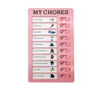 Riutilizzabile Chore Checklist Board staccabile Task Planner per | Famiglia Casa Scuola RV Routine Giornaliera Responsabilità Ricompensa Monitoraggio Organizzazione Abitudine Building