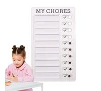 Riutilizzabile Chore Checklist Board staccabile Task Planner per | Famiglia Casa Scuola RV Routine Giornaliera Responsabilità Ricompensa Monitoraggio Organizzazione Abitudine Building