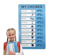 Riutilizzabile Chore Checklist Board staccabile Task Planner per | Famiglia Casa Scuola RV Routine Giornaliera Responsabilità Ricompensa Monitoraggio Organizzazione Abitudine Building