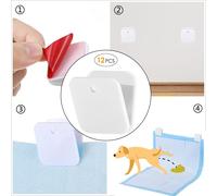 Riutilizzabile Dog Pee Pad Rack Pet Supplies Wall Mounted Pet Training Pads Clip