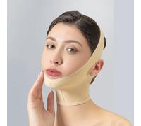 Riutilizzabile Facciale Guancia Mento Dimagrante Cintura Womens Collo Benda Indumento Di Compressione Post-chirurgica(S)