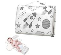 Riutilizzabile Fasciatoio Pad per Bambino con Tasca Tessuto Pianeta Stelle Cartoon Astronave Grigio png Impermeabile Fasciatoio pad per Baby Moms Papà cambiador de pa ales para Bebes