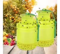 Riutilizzabile Fly Sifone Esterno da Parete Ammazza Trappola per 2 Confezioni