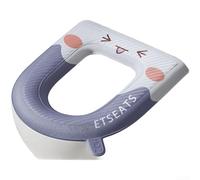 Riutilizzabile in EVA con design sagomato per adattarsi alle forme comuni del WC, compresi i modelli ovali e arrotondati (A)