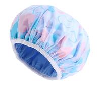 Riutilizzabile motivo floreale doccia foderato in spugna doppio strato copertura per capelli secchi salone bagno forniture da bagno