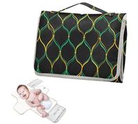 Riutilizzabile pannolino fasciatoio con tessuto Pocket Line Adventure Emerald Gold e Black Portable Baby Changing pad Infant Travel Kit cambiador de pa?ales para Bebes