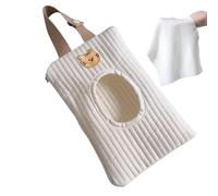 Riutilizzabile per salviettine per riutilizzabili | Borsa da viaggio per dispenser di carta portatile - Contenitore per asciugamani di carta per polvere, borsa per passeggino per spiaggia,