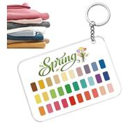 Riutilizzabile preciso vibrante portatile di Keychain di analisi di colore