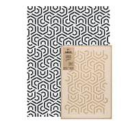 Riutilizzabile stencil plastica 59x95cm / ESAGONALE VORTICE / Seamless Ovunque
