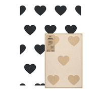 Riutilizzabile stencil plastica 65 x 95 cm CUORE Seamless Ovunque