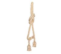 Riuty Lampada a Sospensione Vintage - Corda di Canapa 2m E27 - Cavo di Luce a Soffitto - Supporto Lampadina 85-265V (2 Pezzi)