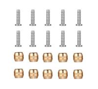 Riuulity 10 Set di Inserti Oliva per Tubi Freno a Disco Idraulici, Resistenti e Affidabili, Perfetti per i Modelli della Serie M, Facile Installazione (BH90)
