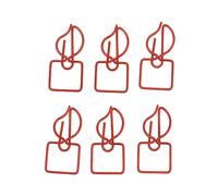 Riuulity 100 Graffette Carine a Forma di Candela, Graffette Decorative in Metallo Resistente Alla Ruggine, per la Classificazione dei Documenti, Ideali per la Creazione di Cartoline di Scrapbooking