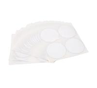 Riuulity 100PCS Guarnizioni per Coperchio Cialde caffè, Coperchi Adesivi in foglio di Alluminio Guarnizioni Capsule per Sostituzione Capsule di caffè Lattine di tè Tazze per Dolci (51MM)