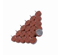Riuulity 20 Pezzi da 20 Mm Pavimento per Mobili della Sedia per Unghie Resistenti per Chiodo della Protezione per le Gambe per il Movimento Libero di Movimentazione del Rumore Libero (BROWN)