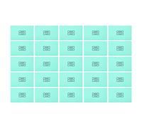 Riuulity 25 Pezzi di Panno per Pulire la Lucidatura Dell'argento, Panno per la Pulizia dei Gioielli, Strumento Anti-Appannamento per Orologi, Materiale in Cotone Morbido, Dimensioni