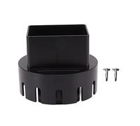 Riuulity Adattatore per Pluviale Adattatore per Grondaia per Grondaia 3x4x4 Pollici Universale per Il Drenaggio dell'Acqua Piovana con 2 Viti Facile (L)