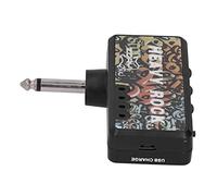 Riuulity Amplificatore per Cuffie per Basso Elettrico con Manopola di Regolazione del Volume per Rock Stars ABSColore Come Mostrato Nell'immagine 1 X Amplificatore per Cuffie per Studi di