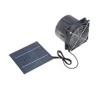 Riuulity Aspiratore Professionale Ad Energia Solare per Capannone Esterno, Kit Ventilatore di Scarico Solare a Risparmio Energetico per Bagno, Silicio Policristallino