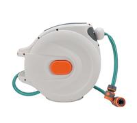 Riuulity Avvolgitubo da Giardino in Plastica di Alta qualità Salvaspazio, Installazione Semplice, Avvolgitubo per Acqua con Spruzzatore Ad Alta Pressione per Un'irrigazione Efficiente del Giardino