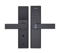 Riuulity Blocco Porta con Password APP con Batteria di Backup di Emergenza, Blocco Digitale Senza Chiave per Hotel Domestico - Scena applicabile: Home Hotel