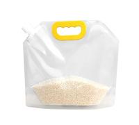 Riuulity Borsa per la Conservazione dei Cereali, Borsa a Ventosa Sigillata Trasparente da 2,5 Litri per Riso e Cereali, Portatile per Riporre la (3)
