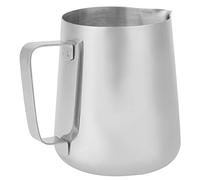 Riuulity Brocca per Schiumare Durevole in Acciaio Inossidabile per Preparare L'arte del caffè a Casa, Manico Resistente Al Calore per Cucine Familiari [1 Tazza per Schiumare] (600 ml senza bilancia)