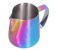 Riuulity Brocca per Schiumare il Latte in Acciaio Inossidabile Design Elegante per Preparare il caffè a Casa o in Ufficio 1 unità (400ml)