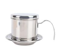 Riuulity Caffettiera Vietnamita, Filtro Antigoccia per caffè Portatile in Acciaio Inossidabile 304 da 200 Ml, con Design Antigoccia Unico per il Campeggio da Viaggio a Casa