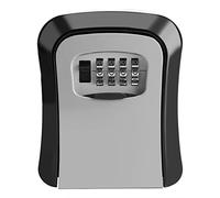 Riuulity Cassetta di Blocco della Chiave a Parete per la Chiave a Parete Combinata 4 Cifre per L'accesso All'emergenza della Casa e L'auto Ideale per i Proprietari e le Serrature Domestiche