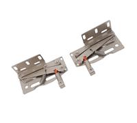 Riuulity Cerniera a Forbice Nichelata Cerniera a Forbice per Armadio da 45 Gradi per Chiusura della Porta, a Molla in Acciaio Laminato a Freddo per Armadietti della Camera da Letto