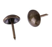 Riuulity Chiodi per Tappezzeria in Bronzo Verde Vintage 100pc, Borchie Decorativa in Ferro, Fermo e Resistente per Mobili, Artigianato e Altro Ancora, il Migliore per la (11 * 17mm)