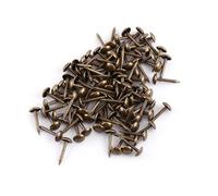 Riuulity Chiodi per Tappezzeria in Bronzo Verde Vintage 100pc, Borchie Decorativa in Ferro, Fermo e Resistente per Mobili, Artigianato e Altro Ancora, il Migliore per la (6 * 14mm)