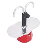 Riuulity Coffee Pentola a Doppia Testa, Pentola Leggera a 2 Tazze di Caffettiera, Alluminio, Mvplue-mini Singolo Tubo Singolo Pentola in Alluminio Blu per il Campeggio, Facile da Usare