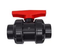 Riuulity Collegamento a Doppia Presa per Valvole a Sfera in UPVC (32 mm) | Design con Giunto Scorrevole per Passaggio Completo, Pressione Nominale di 150 PSI, Guarnizione O-ring in EPDM