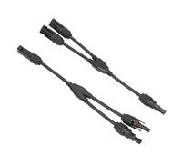 Riuulity Connettori di Derivazione a Y per Pannelli Solari Cavo Parallelo Durevole per Sistemi di Generazione di Energia Solare con Installazione per Diversi Pannelli Solari