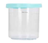 Riuulity Contenitori per Gelato con Coperchi Corpo Tazza Trasparente Facile da Pulire Adatto Alla Maggior Parte degli Scenari Materiale PET PC (BLUE)